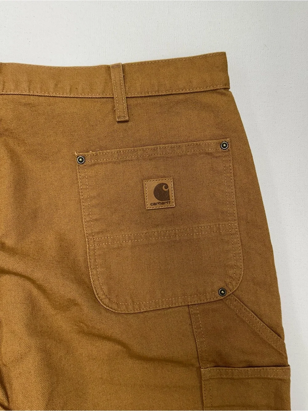 Vintage Carhartt Double Knee Work Carpenter Pants Mens 38×32 Brown